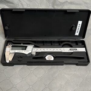 General Stainless Steel Digital Caliper in Black Hard Case Caliper NWOT